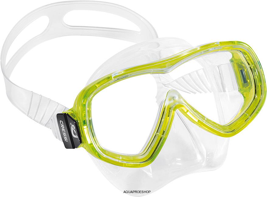 maska Cressi Piumetta YELLOW