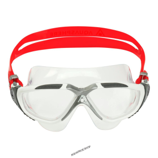 Aqua Sphere Vista LADY CLEAR LENS čirý zorník White Grey Red